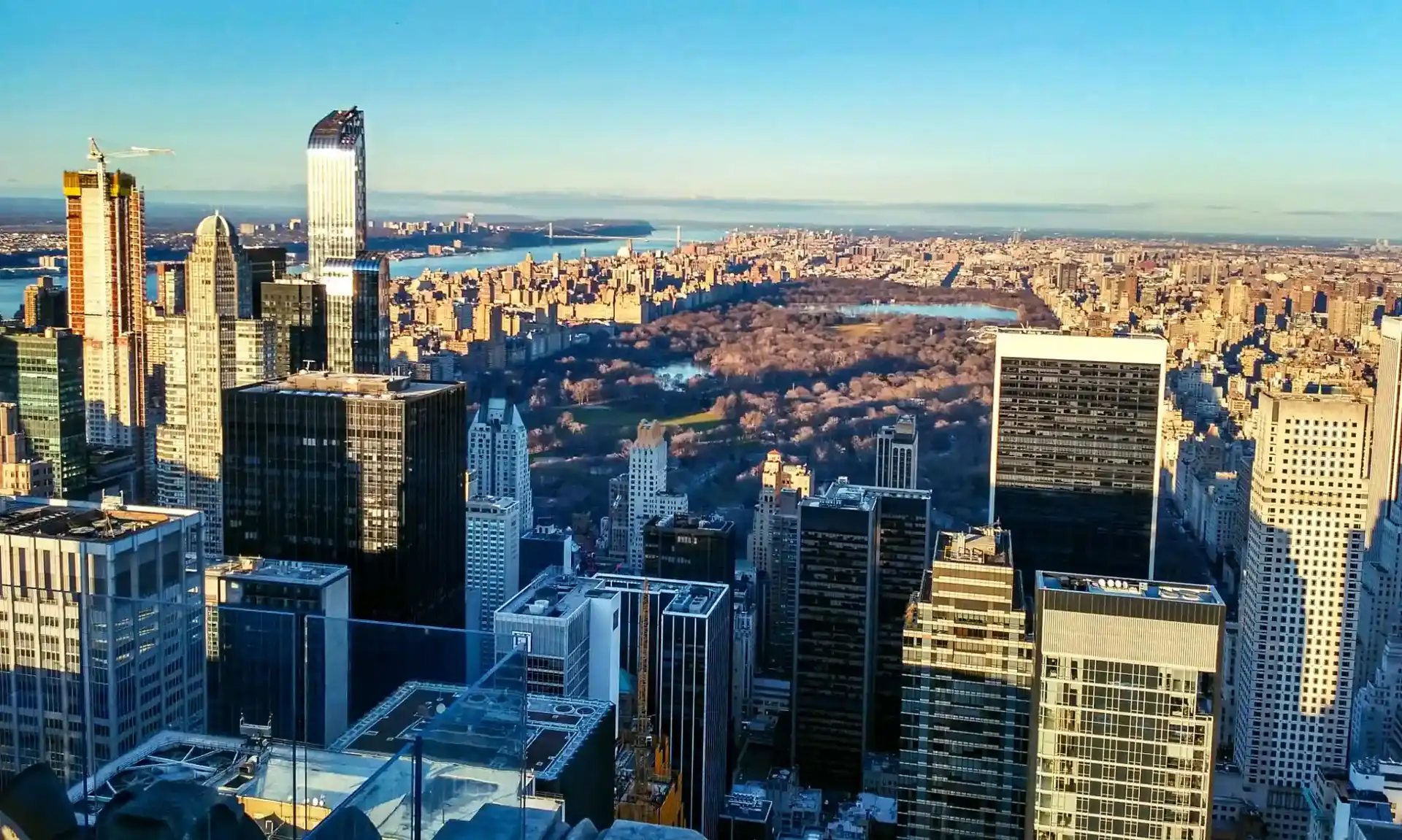 Photograph of Central Park from the Empire State Building