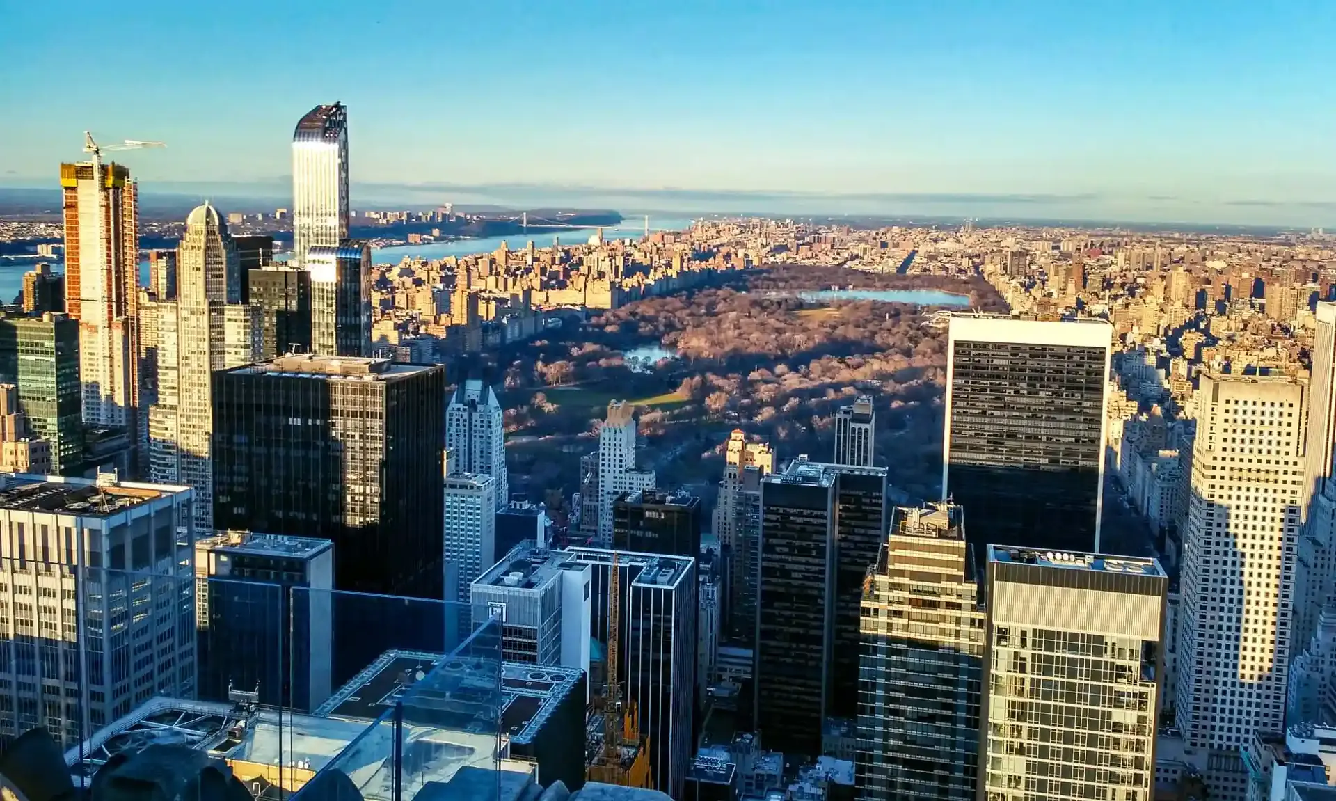 Photograph of Central Park from the Empire State Building