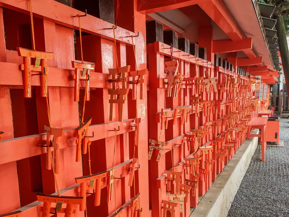 Photograph of Fushimiinari Shrine in Japan