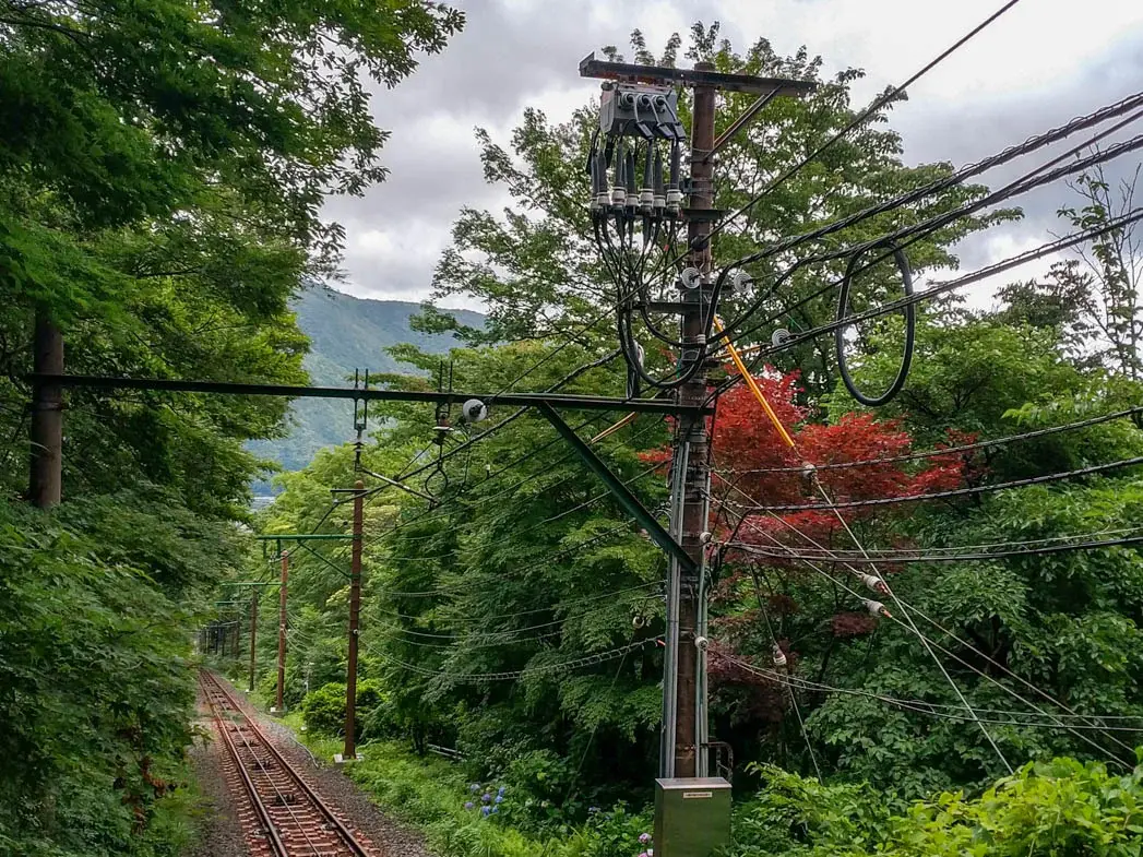Photograph of Hakone Tozan Cable Car in Japan