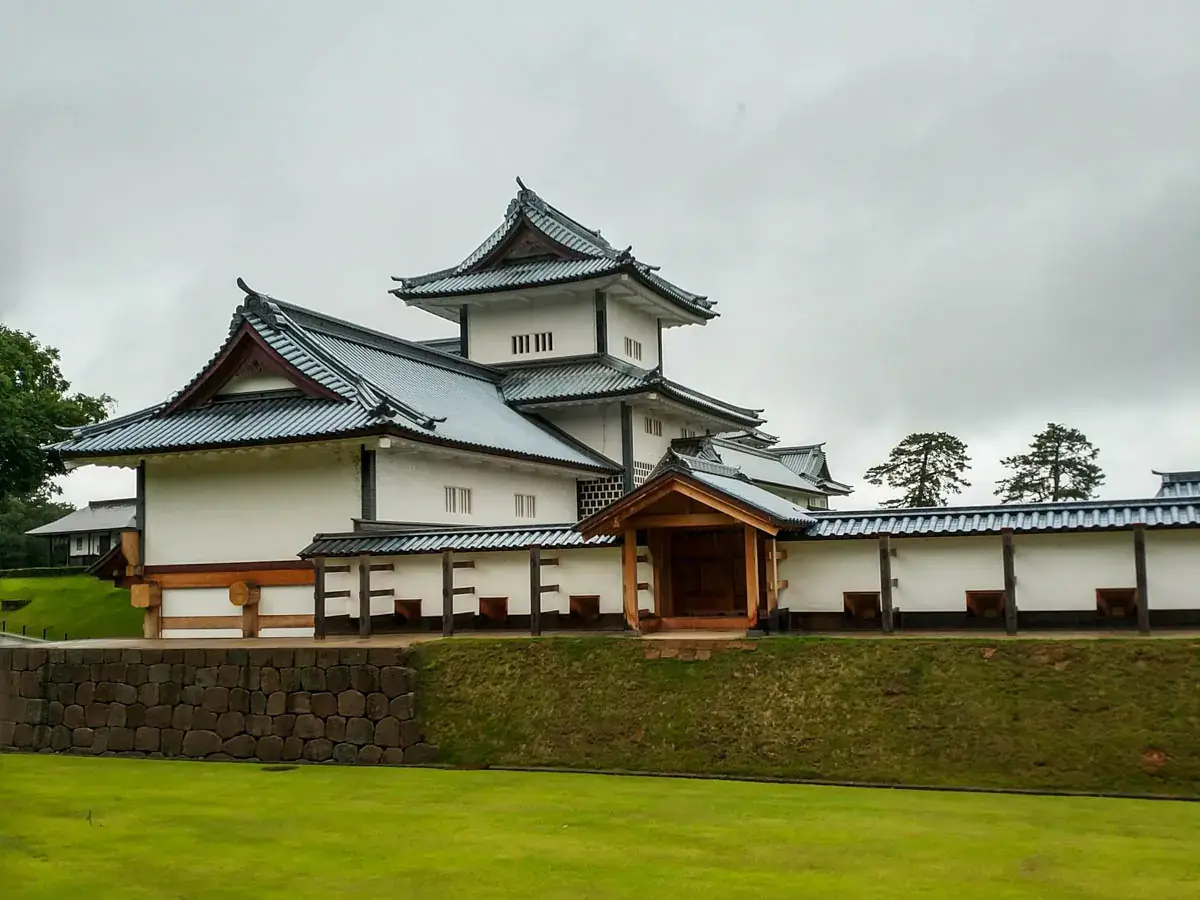 Photograph of Kanazawa Castle in Japan