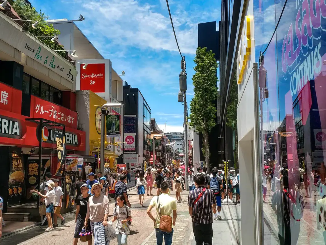 Photograph of Harajuku in Japan