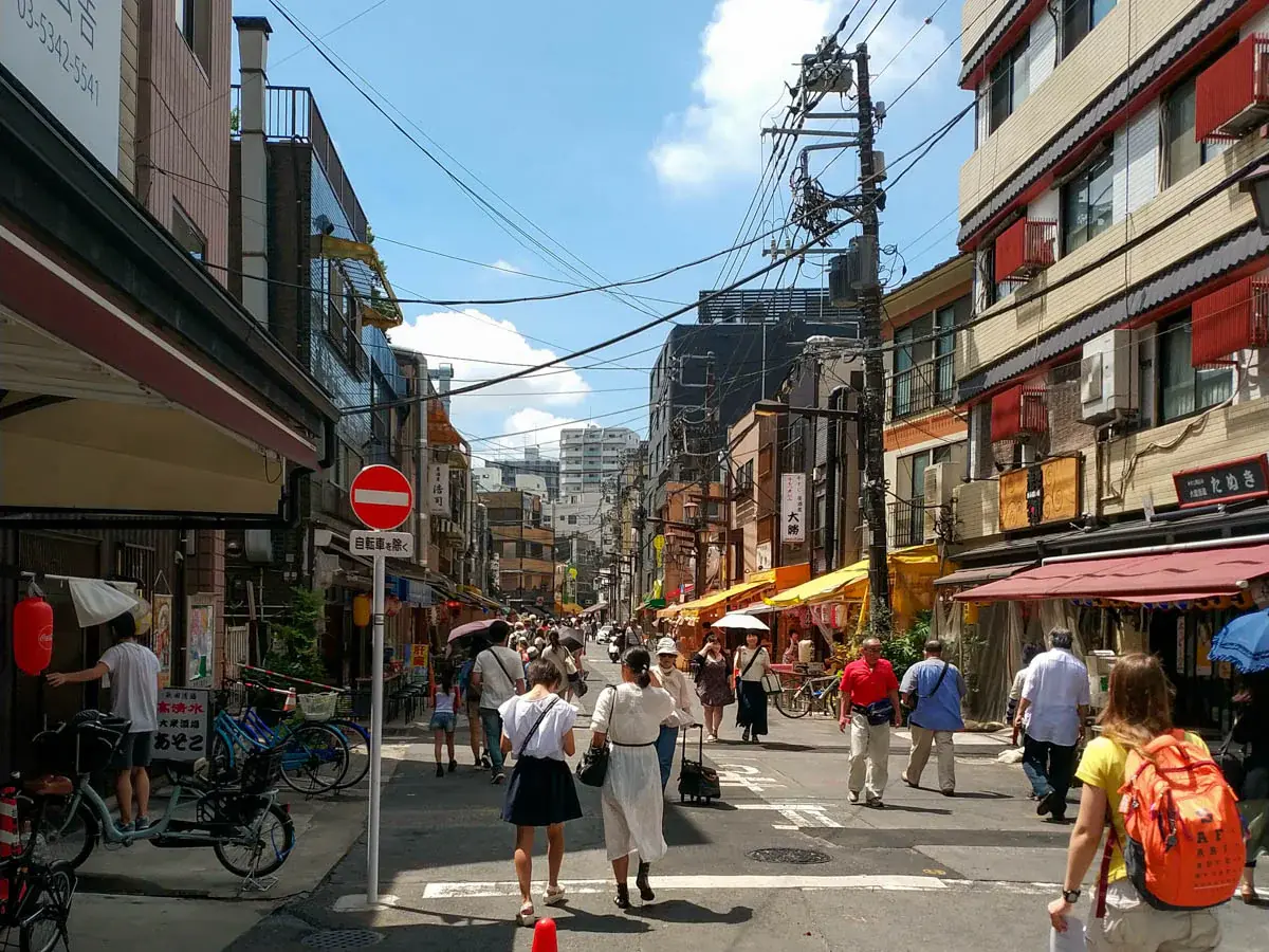 Photograph of Hoppy Street in Japan